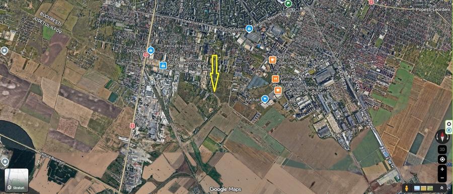Teren Construcții intravilan de 5000 mp, în Jilava