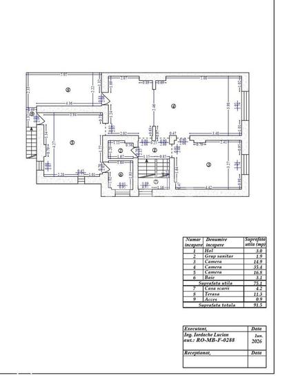 Apartament cu 4 camere în Barbu Văcărescu