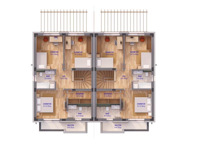 Duplex cu 5 camere cu Canalizare în Prelungirea Ghencea