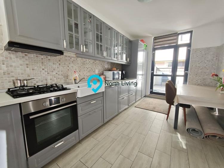 Apartament cu 3 camere semidecomandat, mobilat în Dămăroaia