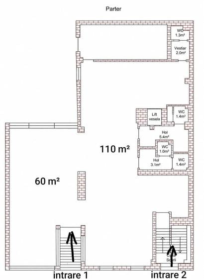 Spațiu comercial, de 380 mp, în Horea