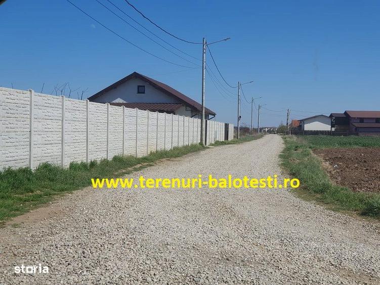 Teren de 550 mp, în Balotești