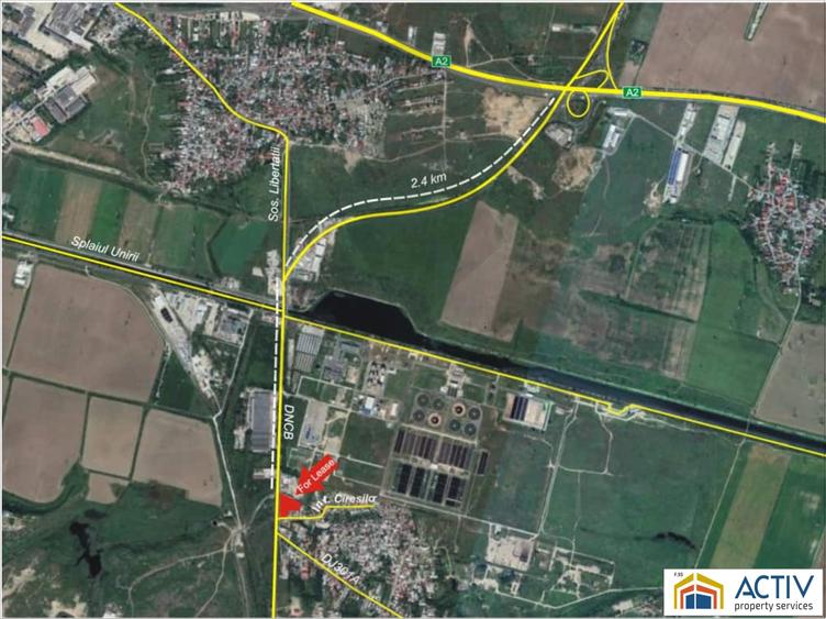 Spațiu industrial, de 1,800 mp, în Est