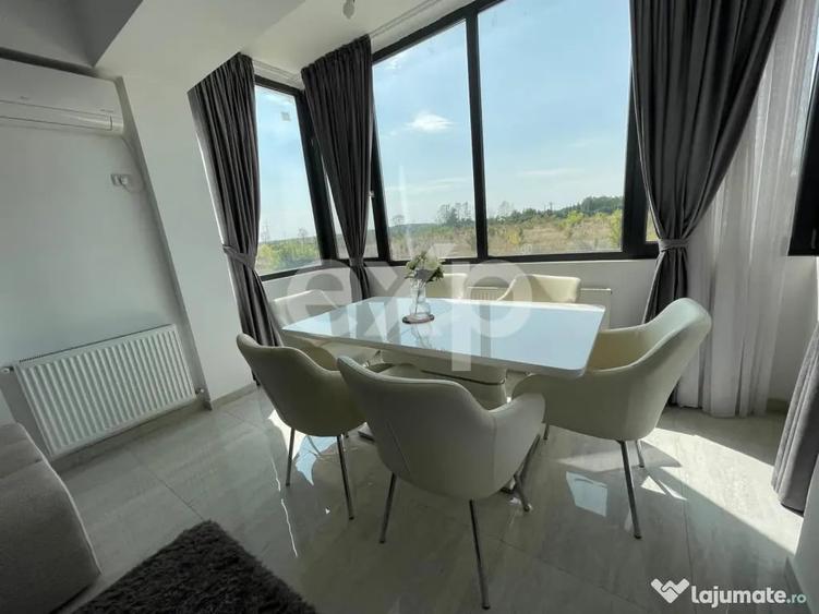 Apartament cu 3 camere semidecomandat în Central