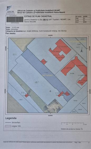 Teren de 3123 mp, în Hanul Ancuței