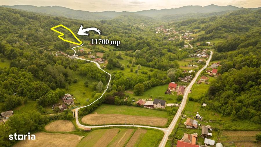 Teren de 11600 mp, în Valea