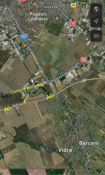Terenuri de vanzare oportunitate investi?ie Vidra, Ilfov (langa A0) viitor Radial 9 Sud Expres - 5