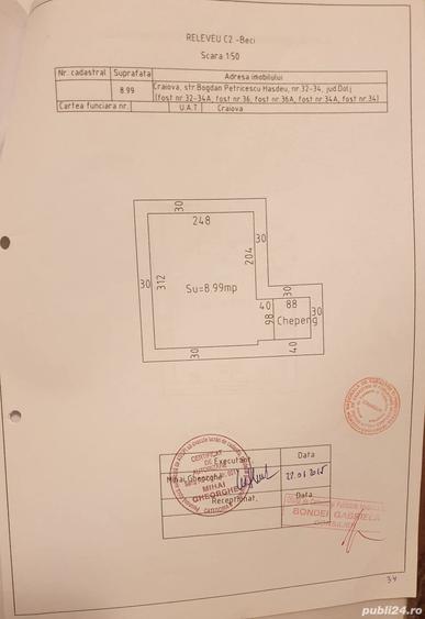 Casă cu 2 camere cu Teren 444 Mp în Central