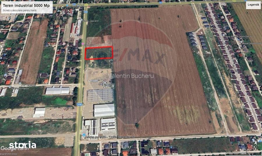 Teren 5.000mp Balotesti cu autorizatie hala