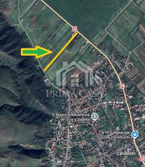Teren intravilan de 6400 mp, în Cândești