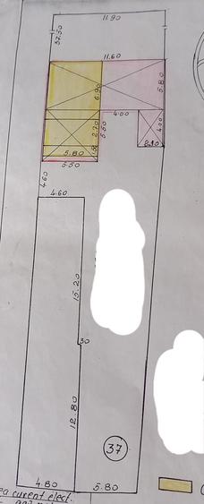 Casă cu 3 camere în Central