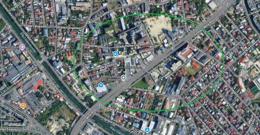 Teren Construcții intravilan de 17642 mp, în Mihai Bravu