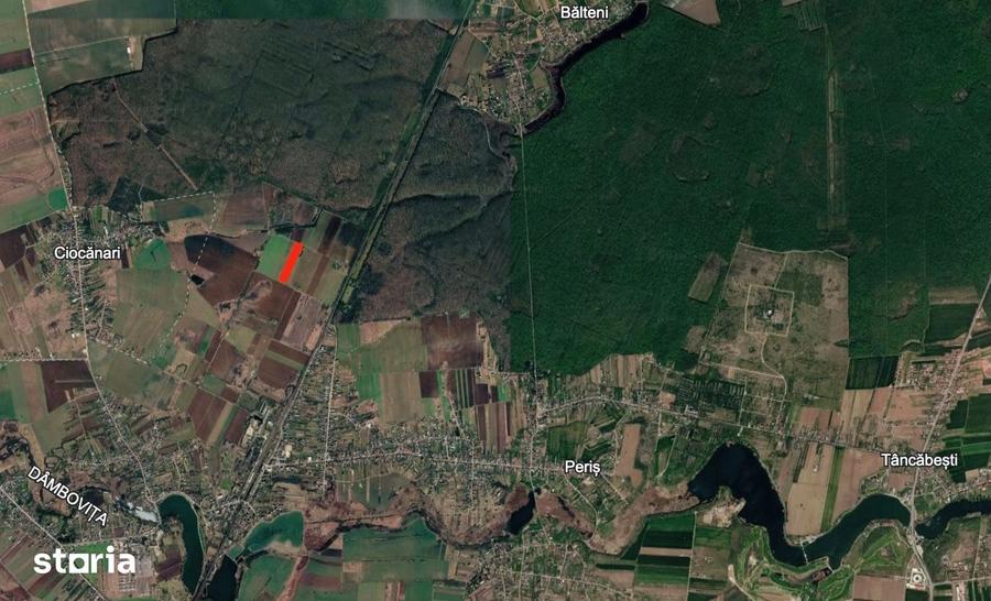 Teren de 22400 mp, în Periș