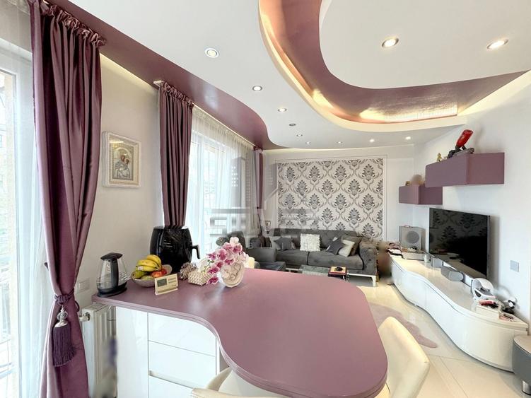 Apartament cu 3 camere semidecomandat, mobilat în Florești