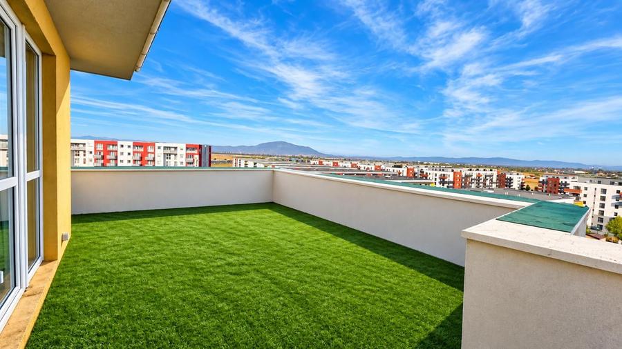 Penthouse cu 2 camere decomandat în Avantgarden
