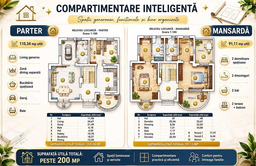 Casă cu 3 camere cu Teren 660 Mp în Central