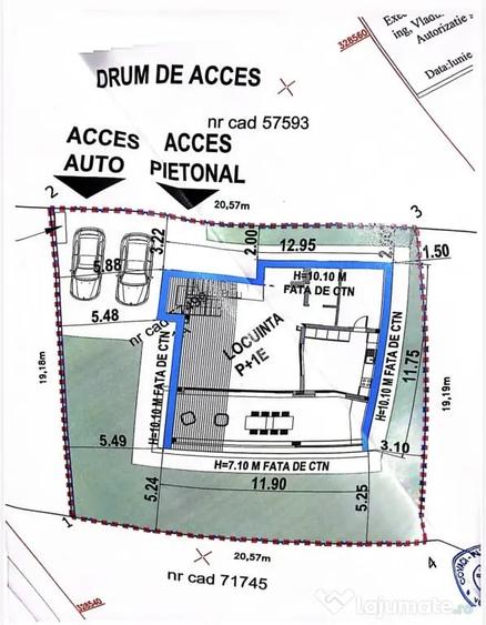 Casă cu 5 camere cu Teren 391 Mp în Chiajna