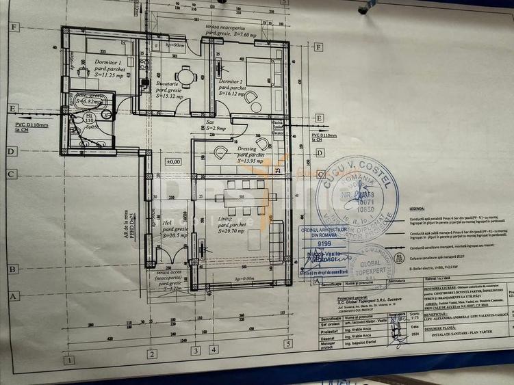 Teren Construcții intravilan de 415 mp, în Deal