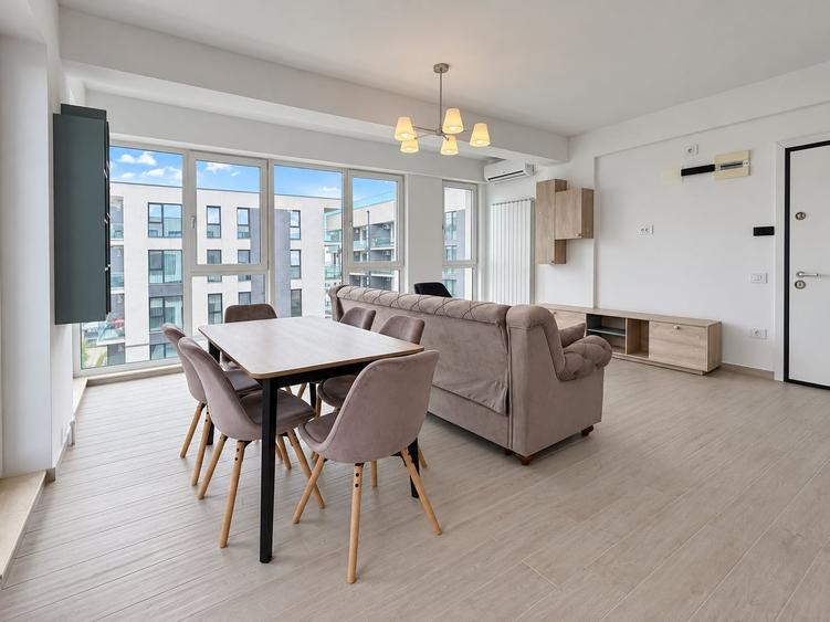Apartament cu 2 camere decomandat, mobilat în Nord