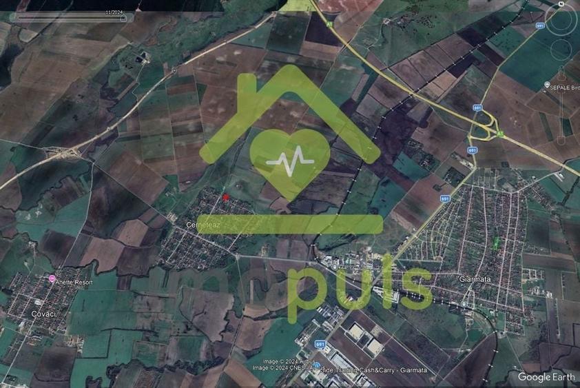 ? Teren intravilan de 1.440 mp in Cerneteaz (45 Euro/mp)? - 2