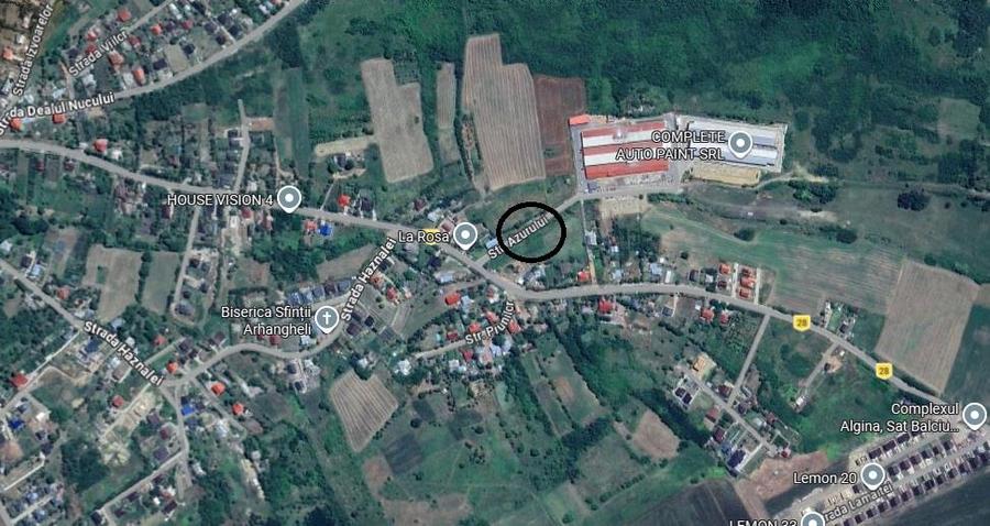 Teren Construcții intravilan de 500 mp, în Miroslava