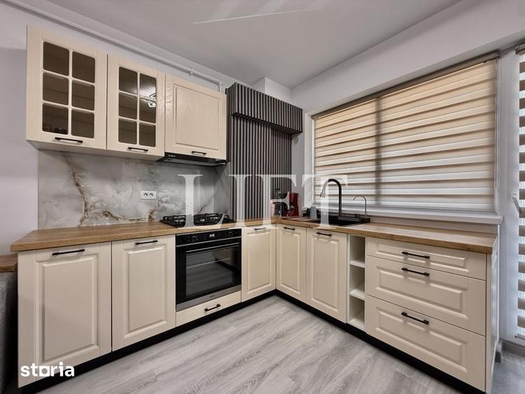 Apartament cu 2 camere decomandat, mobilat în Sânpetru