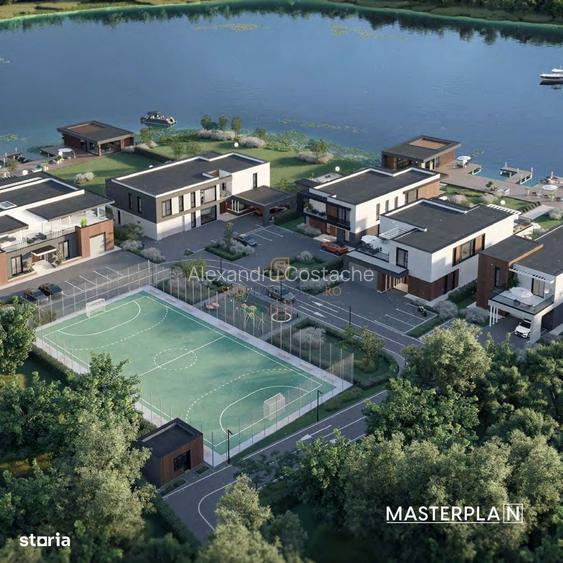 Vila de lux cu piscina si deschidere la Lacul Snagov | Ilfov