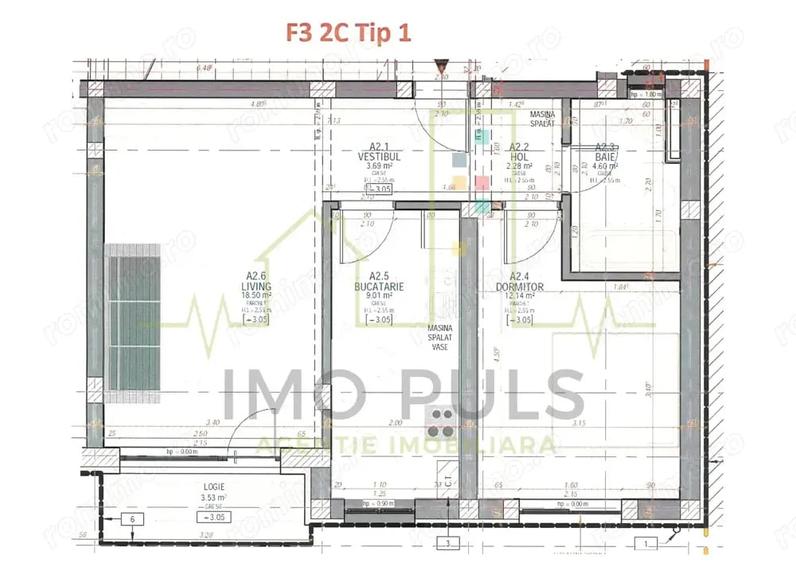 Apartament cu 2 camere decomandat în Mehala
