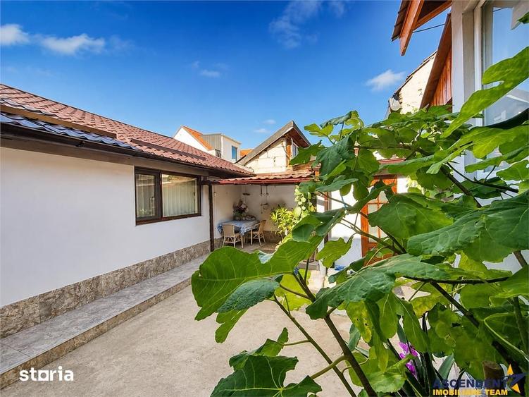 Corp de casa cu 2 imobile, intrari separate, pod si beci generos, Cent - 1