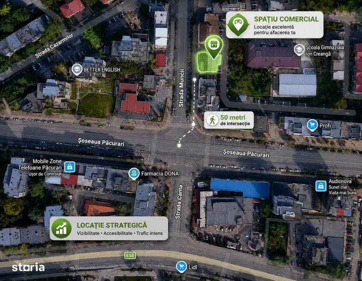 Spațiu comercial, de 22 mp, în Păcurari