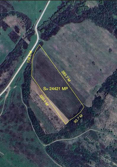 Teren de 24421 mp, în Uileacu de Munte