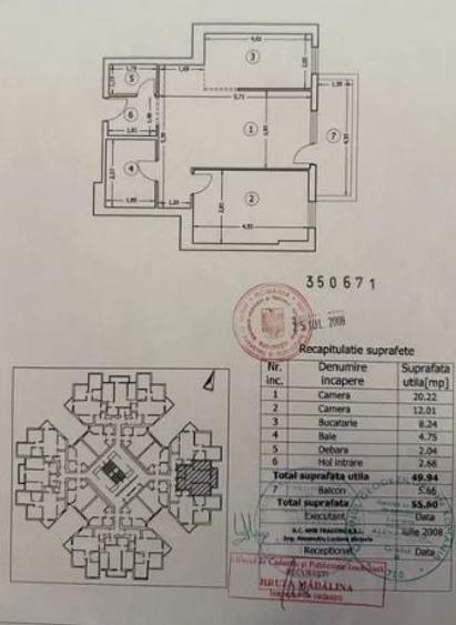 Apartament cu 2 camere semidecomandat în Doamna Ghica