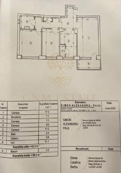 Apartament cu 3 camere decomandat, mobilat în Iancului