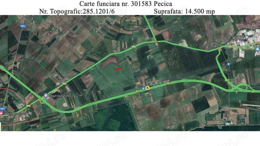 Vand Teren Arabil Langa Hanul rascruce Arad 1,45 Ha - 1