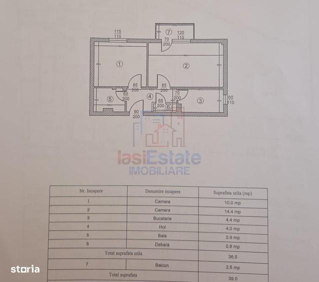 Apartament 2 camere, bloc cu lift, zona ideala - Pacurari - 8
