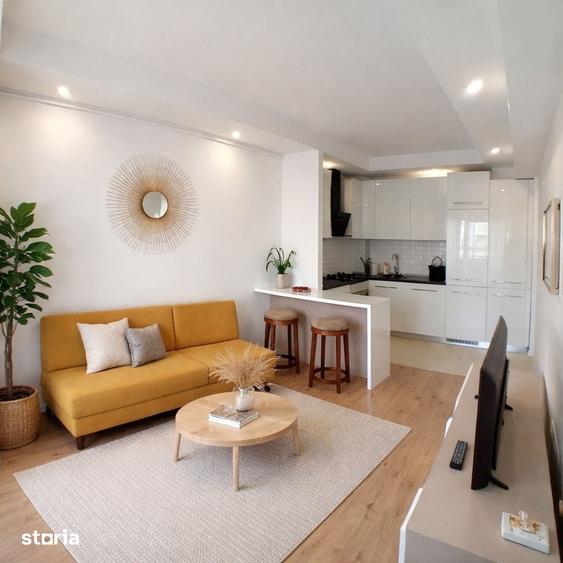 Apartament cu 2 camere semidecomandat, mobilat în Ștefăneștii de Jos — fotografia 1