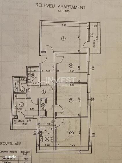 Apartament cu 4 camere decomandat în Mircea cel Bătrân