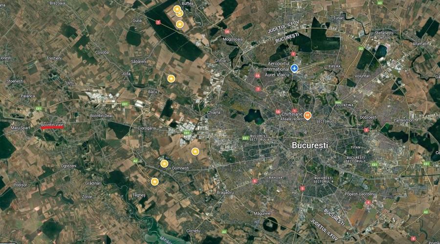 Teren Construcții intravilan de 1623 mp, în Bolintin-Vale