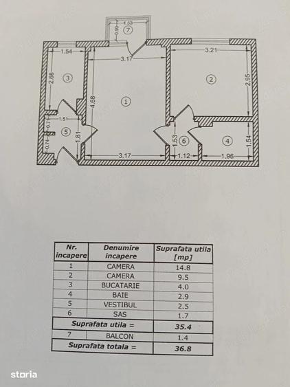 Apartament cu 2 camere în Drumul Taberei