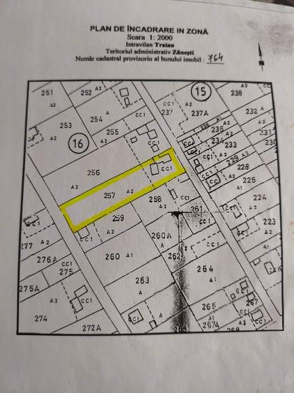 Casă individuală cu 3 camere cu Teren 2512 Mp în Traian (Zănești)