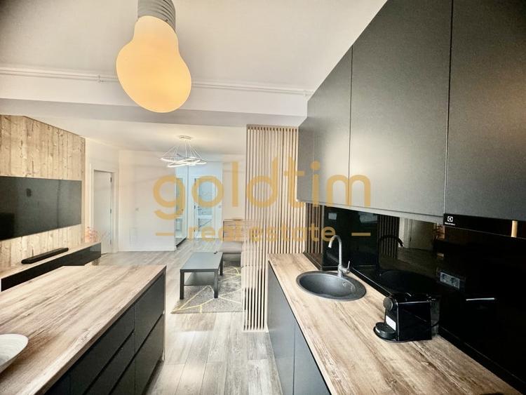 Apartament cu 2 camere semidecomandat, mobilat în Pipera