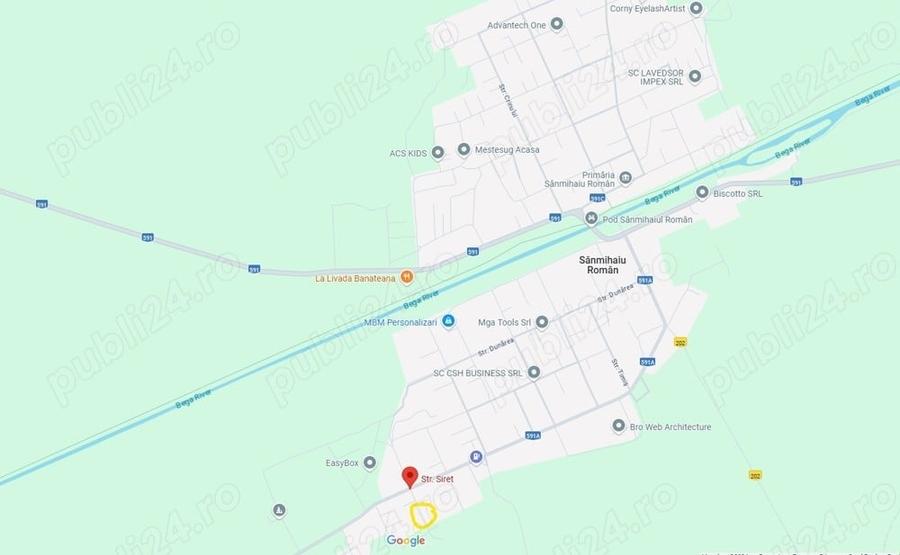 Teren de 680 mp, în Sânmihaiu Român