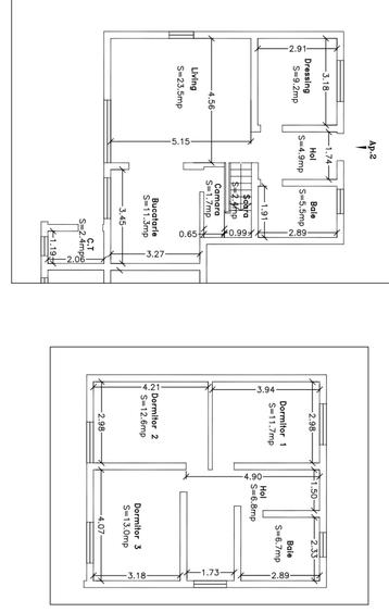 Duplex cu 5 camere cu Canalizare în Ghiroda