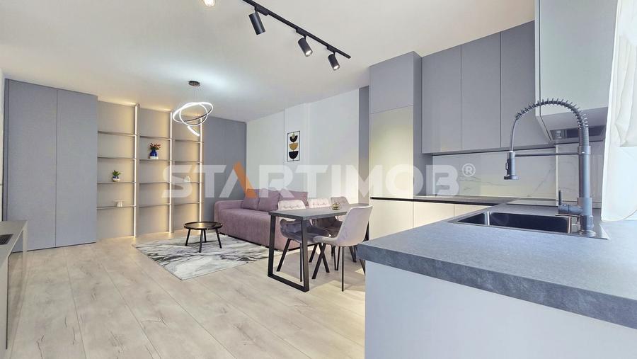 Apartament cu 2 camere decomandat, mobilat în Tractorul