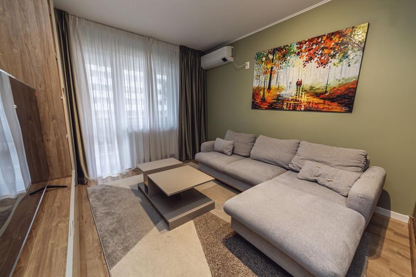 Apartament cu 2 camere decomandat, mobilat în Popești-Leordeni