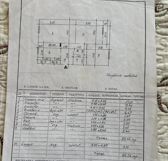 Apartament cu 3 camere decomandat, mobilat în Drumul Taberei