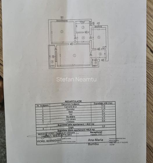 Apartament 2 camere decomandat-circular, 50mp,Tudor Vladimirescu, ID: 163312