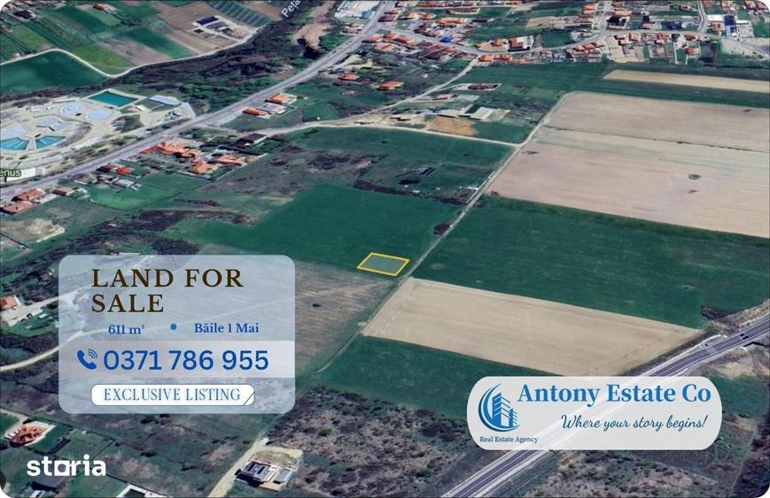 Antony Estate | Teren intravilan de vanzare - Baile 1 Mai, Sanmartin - 1