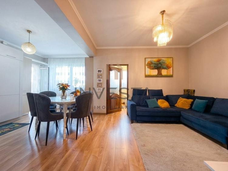 Apartament cu 4 camere semidecomandat, mobilat în Gheorgheni