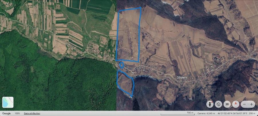 Teren agricol extravilan de 478865 mp, în Răcăciuni